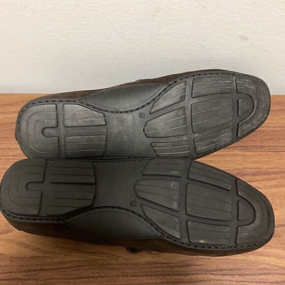 Bruno Magli Encino Casual Vamp Brown Suede Mens Loafers. Size 8 M. - Picture 7 of 8